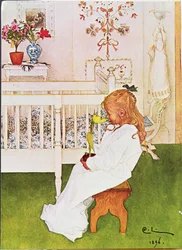 Lisbeth with a Yellow Tulip